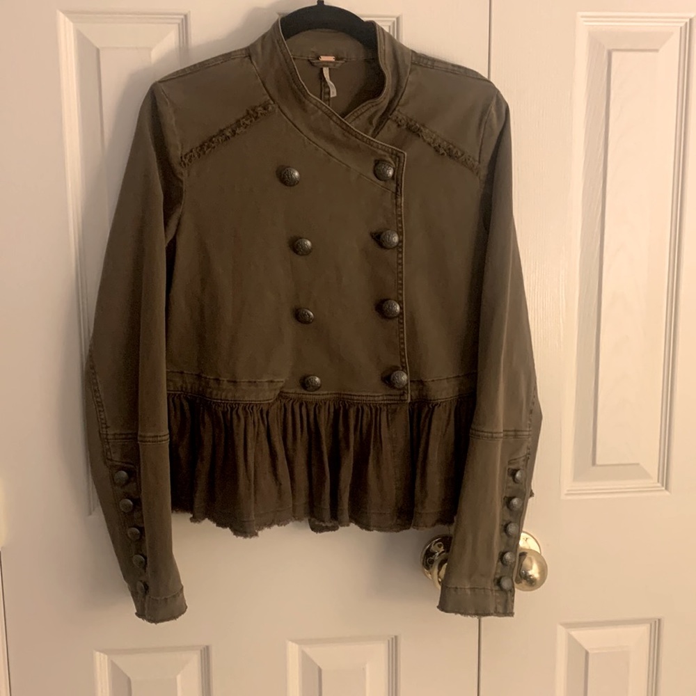 Free People peplum jacket